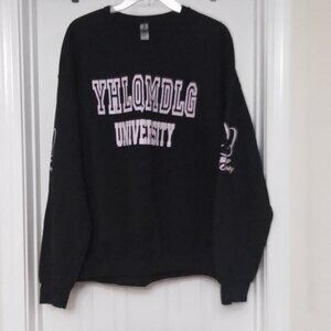 Bad Bunny Graphic Print Sweatshirt Gildan Heavy Blend Large